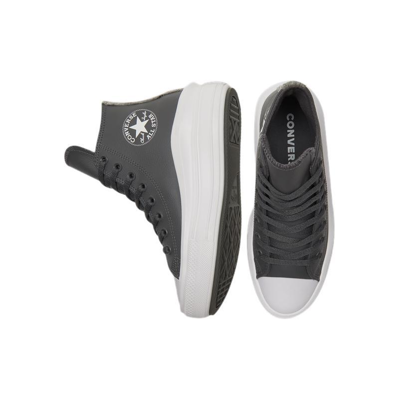 Converse Womens All Star Move High 'Iron Grey' (women's sizes) Iron Grey / Iron Grey / White Skateboard Shoes A01344C