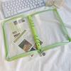 Collection Book Journal Photo Card Notebook Zipper Binder Binder Organizer Postcard Organizer