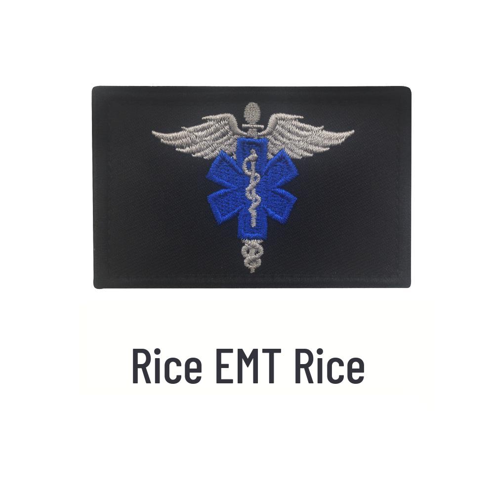 USA Star of Life EMT Paramedic Rescue Embroidered Velcro Arm Patch
