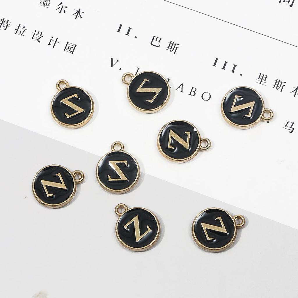 10 шт., металлическая эмаль, английские буквы, подвески, подвеска для самостоятельного изготовления ювелирных изделий, ожерелье, браслет, аксессуары
