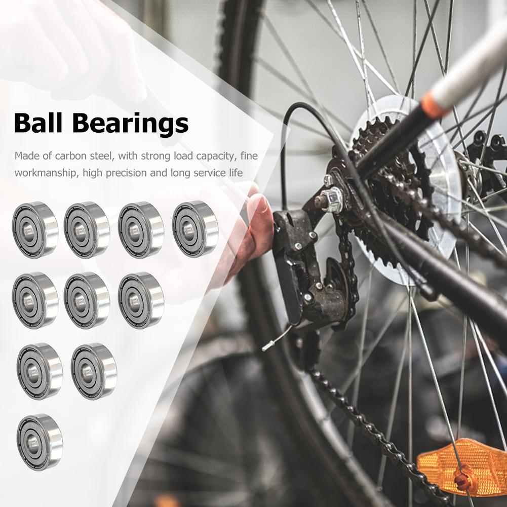 10 шт. Закрытые шарикоподшипники 6x19x6 мм 626zz Подшипники для колес роликовых коньков Углеродистая сталь Подшипник для лонгборда Замена для шкива