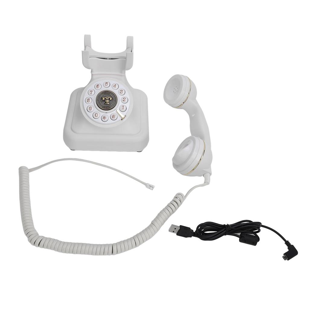 Audio Guest Book Retro Style 8G Capacity Audio Messages Telephone Record 120 Hours Recording for