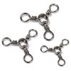 Рыболовные крючки Nickel Swivel Hook Трехсторонний вертлюг Рыболовные вертлюги Тройничные вертлюги Рыболовный соединитель