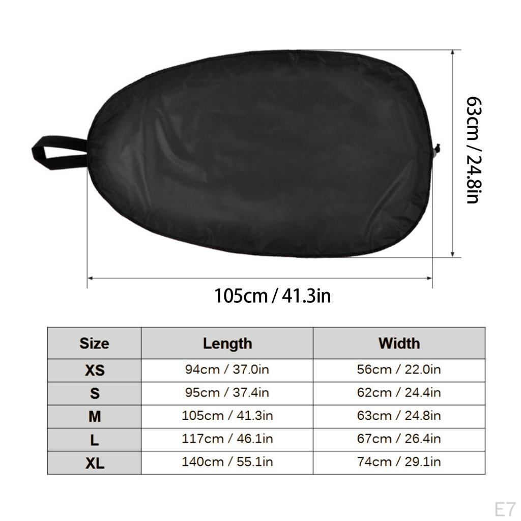 Чехол Универсальная регулируемая ткань Оксфорд Водонепроницаемая юбка-распылитель для лодки, каноэ, серфинга, каяка