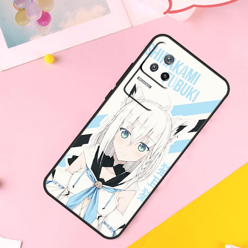 Шираками Фубуки Hololive Для Xiaomi 15 14 Ultra 14T 13T 15T 17 Pro Max Чехол Для POCO F8 Ultra F7 F5 F6 X3 X5 X6 X7 Pro