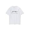 Li Ning Letter Logo Print Slim Fit Short Sleeve T-Shirt Unisex Tops White ATST631-2