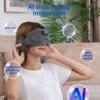 Cross-border AI Smart Sleep Device App Eyepatch Bluetooth 50 Music Light-blocking Memory Foam Black Technology Eye Eye Massage