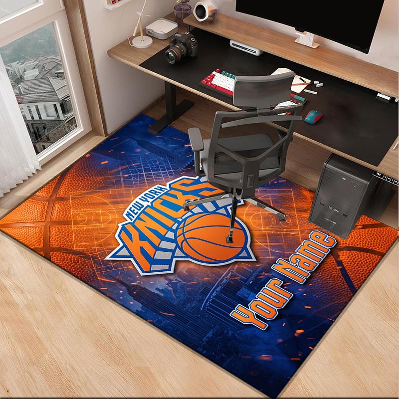 Custom NameKnicks Logo Carpet, Indoor Rug, Chair Rug, Living Rooms, Doormat Made From Polyester Home Decor Birthday Christmas Gifts