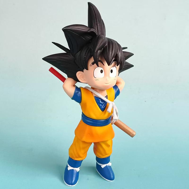 17 см ГК Dragon Ball Фигурка Действия Q Версия Сон Гоку Стоячая Поза Модель Статуэтка Украшение Коллекционные Игрушка для Детей Рождественский Подарок