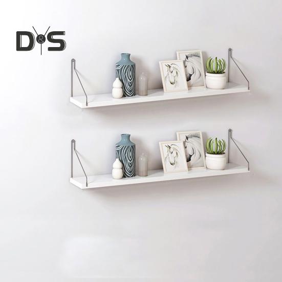Настенный стеллаж для хранения вещей, большая демонстрационная полка, прочная, несущая, простая в сборке, универсальная плавающая полка для домашнего декора