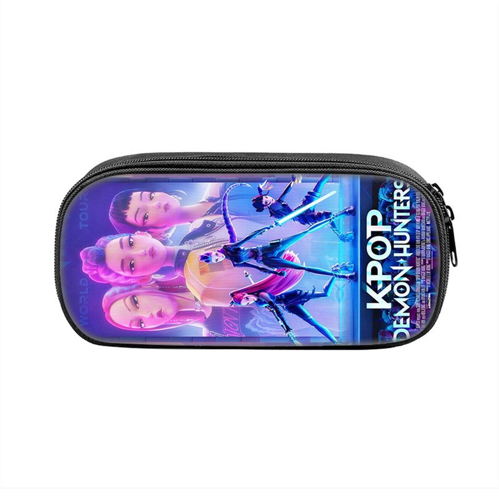 Печатный пенал для канцелярских принадлежностей с принтом ведьм для девочек, для учеников начальной и средней школы