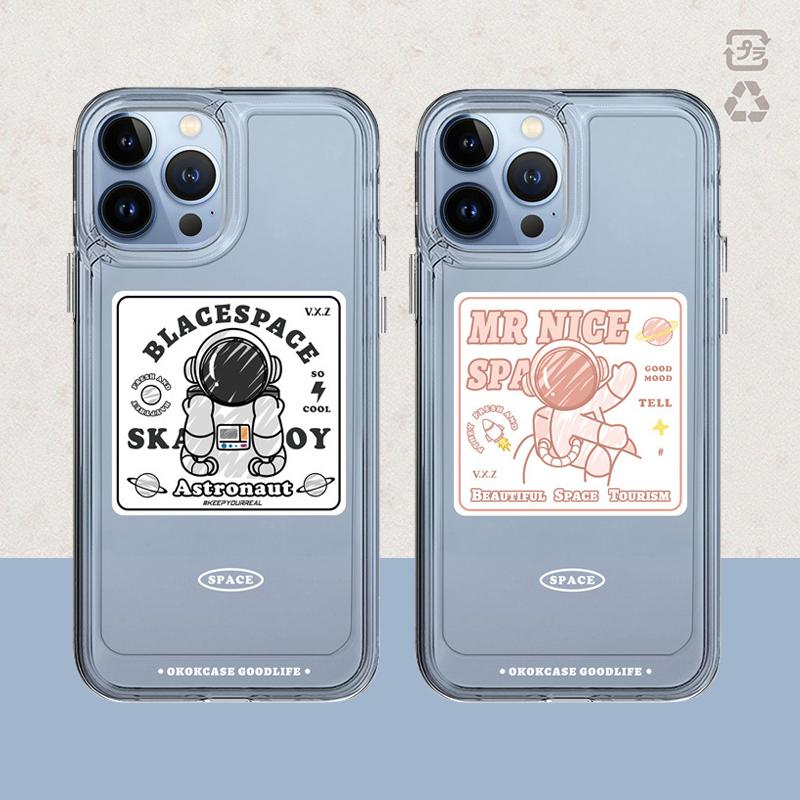 Чехлы для Iphone 13 Pro Max, прозрачный чехол для телефона с рисунком астронавта для Iphone 11 12 Pro Max Xr Xs Max 7 8 Plus X, мягкий бампер