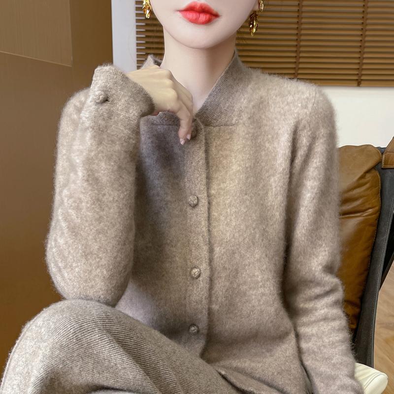 Женский кашемировый свитер Qinghe кашемир 30% кашемир 70% шерсть осенне-зимний кашемировый пуловер мягкий и теплый