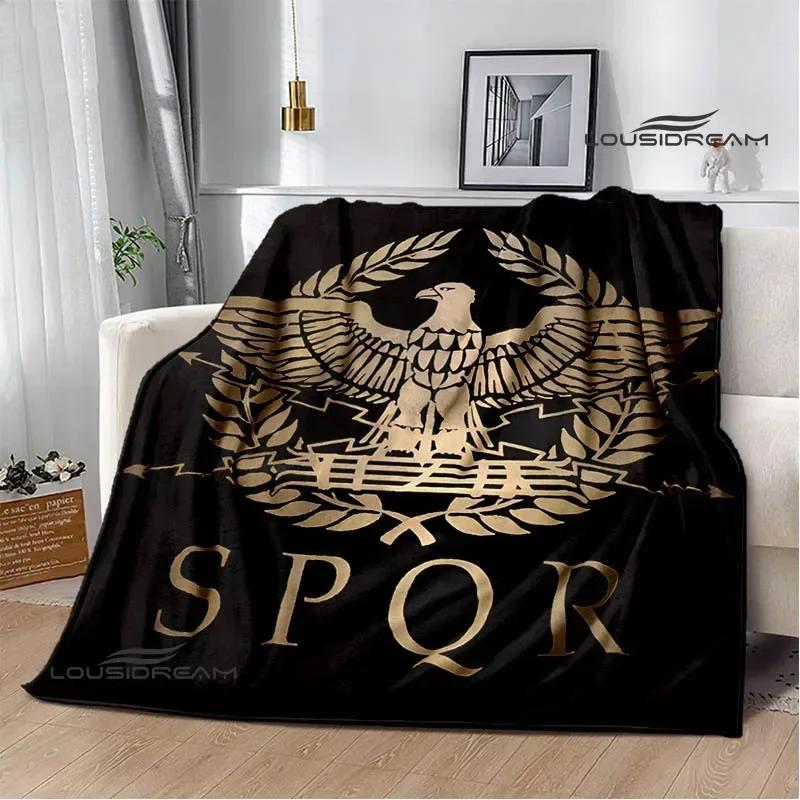 Одеяла с римским логотипом SPQR, детское теплое одеяло, мягкое и удобное одеяло, домашнее одеяло для путешествий, подарок на день рождения