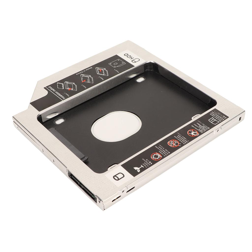 2.5-дюймовый отсек для жесткого диска 9.5 мм 2-й SDD HDD Caddy лоток универсальный адаптер для ноутбука CD DVD ROM оптический отсек (Не включено