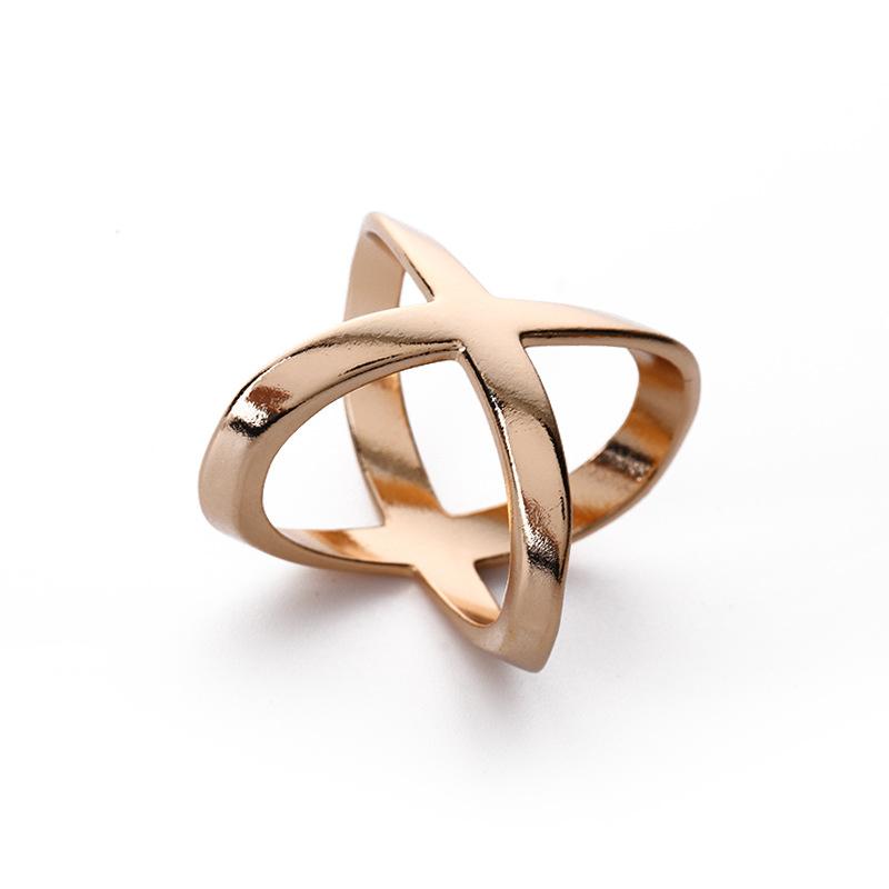 Простая заколка для шарфа с крестом, металлические броши для женщин, держатель для шарфов, платков, ювелирных изделий, одежды, многоцелевых аксессуаров