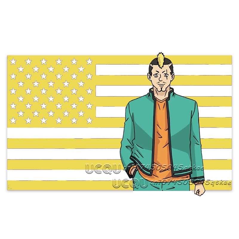 New American Flag Nanxiong Qimu Anime Tapestry Dormitory Bedhead Decoration Sofa Living Room Background Decoration Cloth