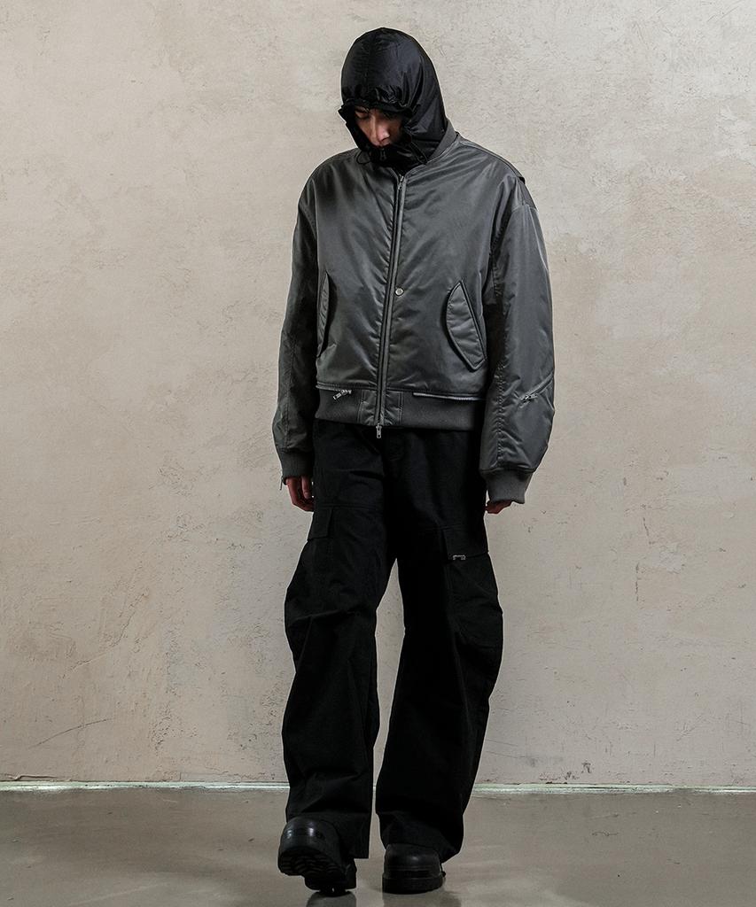 Grailz Multi Zipper Ma-1 Jacket [Black]