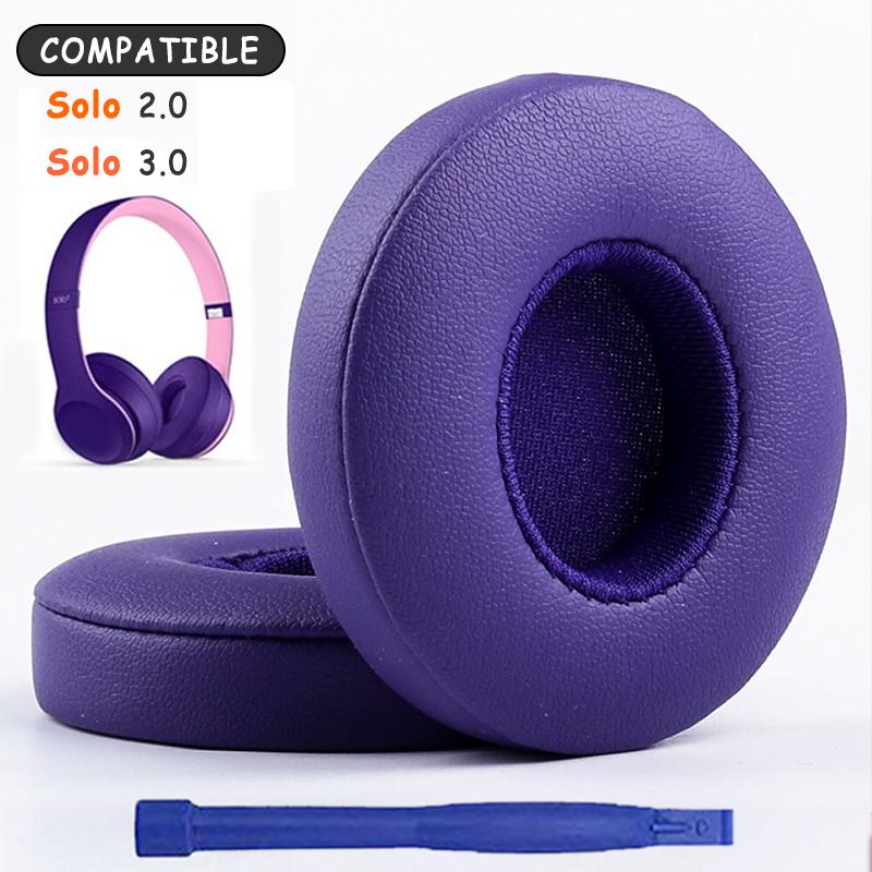 Амбушюры для Beats Solo 2 Solo2 Амбушюры для наушников Solo 3 Solo3 Амбушюры для наушников Запасные части для наушников Поролоновая прокладка для гарнитуры