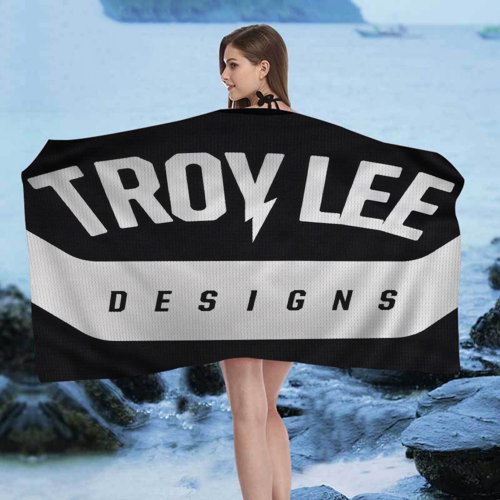 Troy Lee Designs Микрофибровое Печатное Пляжное Полотенце Альпинизм Йога Пляж Плавание Бег Впитывающее Мягкое Полотенце