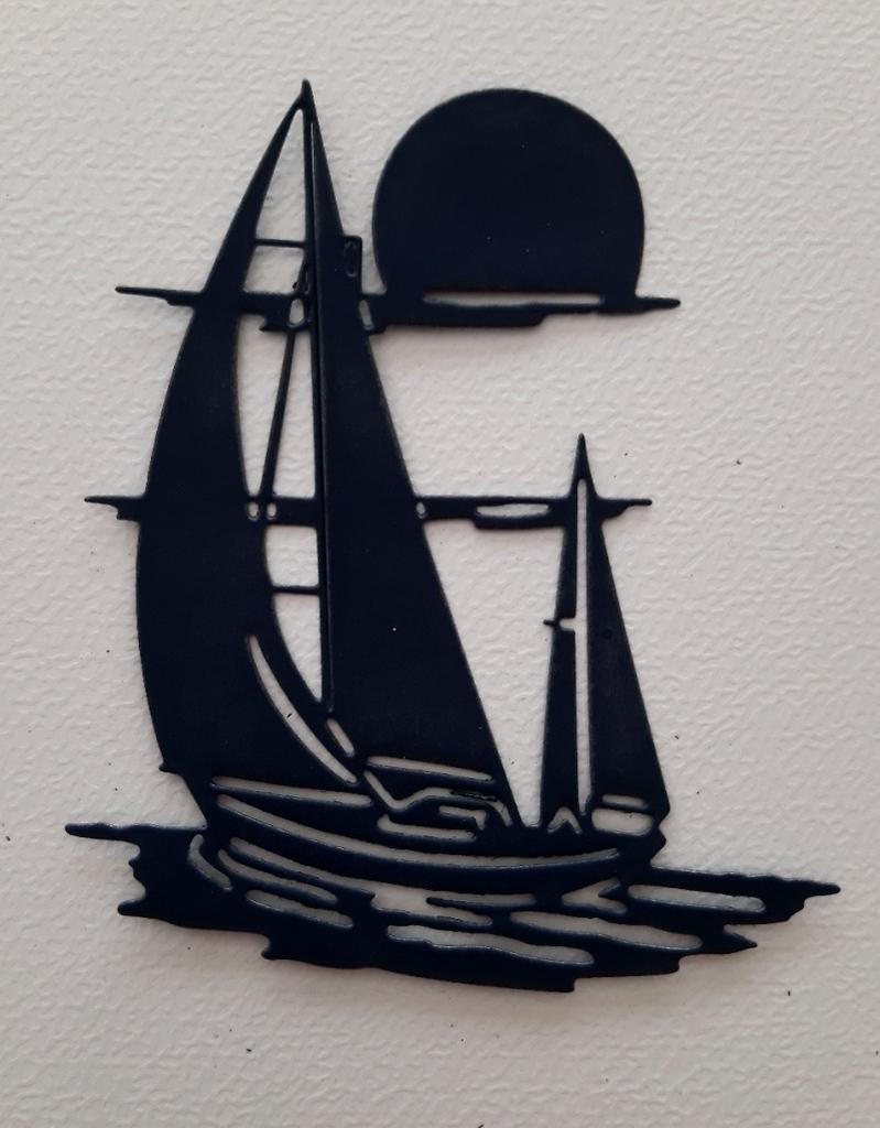 Sailboat Decoration Metal Cutting Dies Stencil for DIY Scrapbooking Photo Album Embossing Paper Cards Crafts Diecuts
