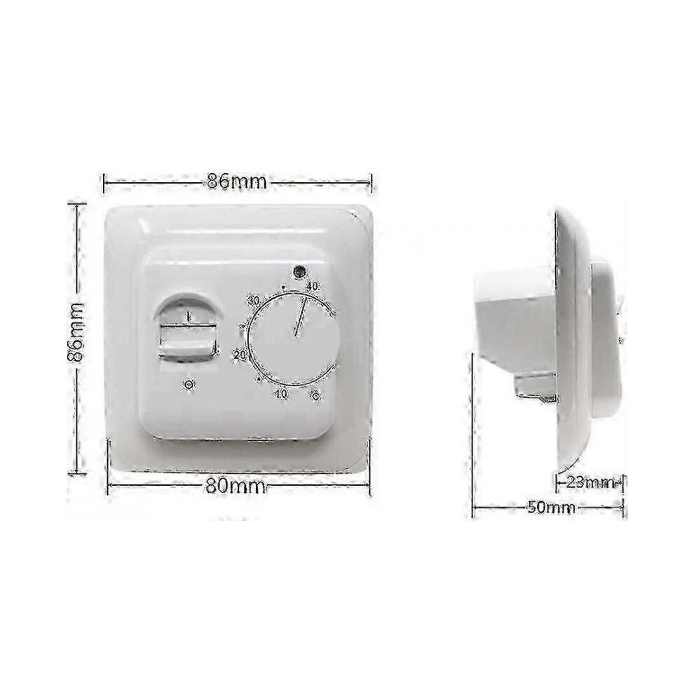 Manual Electric Floor Heating Thermostat 220V 16A with Probe