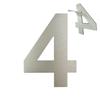 1 шт. 76 мм/2,99 дюйма Нержавеющая сталь Номер дома Уличный 6 дюймов Серебряный Номер двери квартиры Почтовый ящик Адресная табличка #0-9