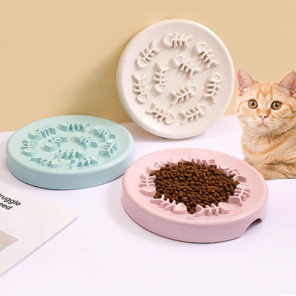 Non-slip Bottom Cat Feeder Bowl ABS Pet  Dishes High Quality Pet Bowl  Feeding Supplies