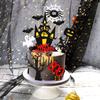 Halloween DIY Cake Toppers Cupcake Topper Castle Vampire Ghost Witch Pumpkin Cake Flags Kids Wedding Birthday Party Baking Decor