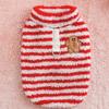[Pet] Pogle Striped Vest M Red