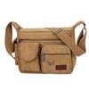 Men's Casual Canvas Shoulder Bag - Trendy, Large Capacity Messenger & Outdoor Backpack