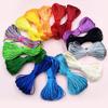 DIY Dessert 20m/Roll 2mm DIY Tassels Macrame Cord Chinese Knot Nylon Cord New Bracelet Braided String String Thread Beading Jewelry Accessories  Chic