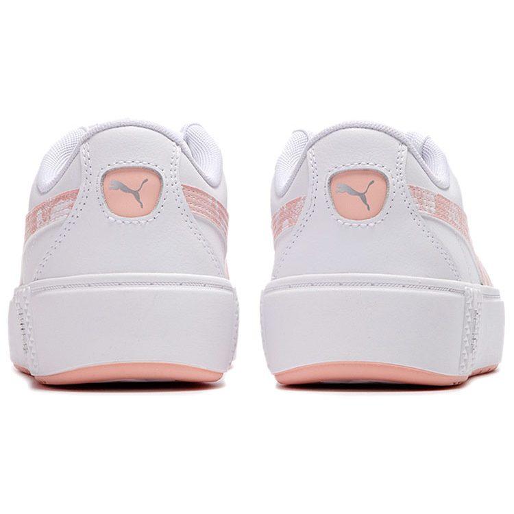 Puma Кроссовки Smash Platform V2 Untamed Su для женщин, цвет Белый/Розовый, 368885-01