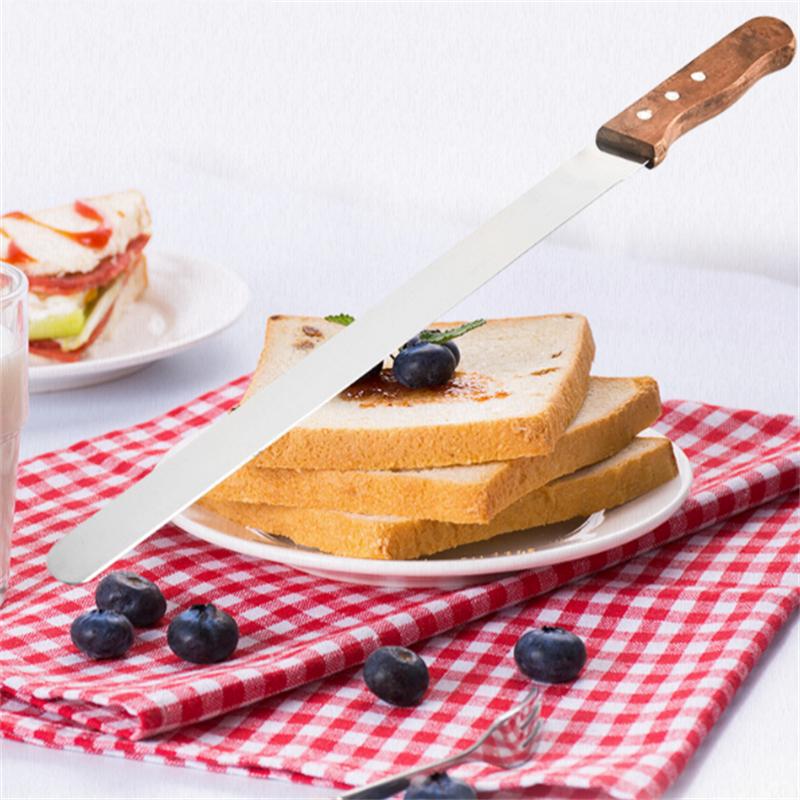 10/12/14 Inch Cake Cutting Knife Long Cutter Best Serrated Bread Knife Stainless Steel Loaf/Bread Slicer/Slicing