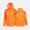 Mens Hooded Windproof Rain Jacket Long Sleeve Cycling Training Outerwear 70D Nylon Woven Sport Coat