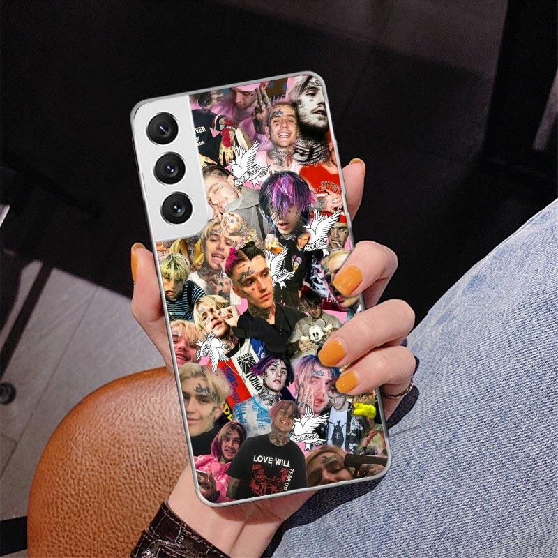 Чехол для телефона певца Lil Peep для Samsung Galaxy S24 S25 Edge S26 Ultra S23 S22 S21 Plus S20 FE + Чехол с персонализированной печатью Galaxy S