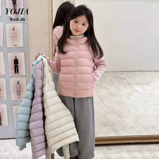 YOJIA Зимний спортивный комплект-двойка для девочек 2025 с флисовой подкладкой: Модная и Утепленная Детская Одежда