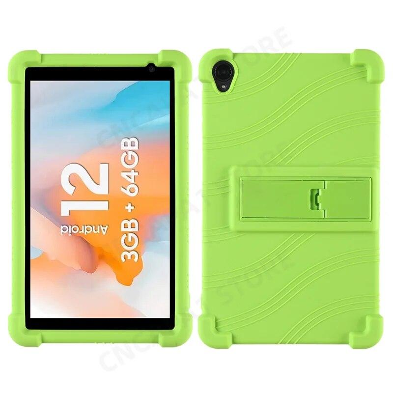 4 Cornors Thicken Silicon Cover with Kickstand For Blackview Tab 5 Case Tab5 8" Tablet PC Shockproof Funda Kids Safety
