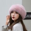 Solid Earmuffs Cap Warm Berets Gifts Winter Hat  Women's