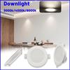 8 шт. Светодиодный потолочный светильник Downlight высокой яркости AC85-265V 6 Вт 17 Вт 20 Вт 24 В Встраиваемая круглая панель Spotlight Освещение для помещений