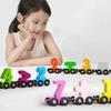 1 Set Wooden Magnetic Number Train Toys Montessori Educational Toy Train Kit Early Cognition Learning Teaching Sets For Toddlers