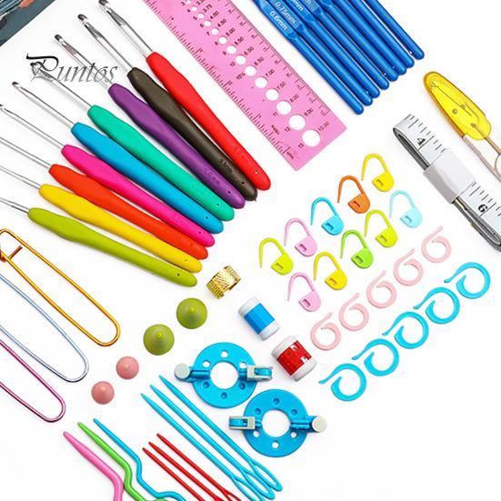 1 комплект крючков, практичный эргономичный дизайн, ткань Оксфорд 600D, простота в использовании, набор вязальных спиц для самостоятельного плетения пряжи для ежедневного использования