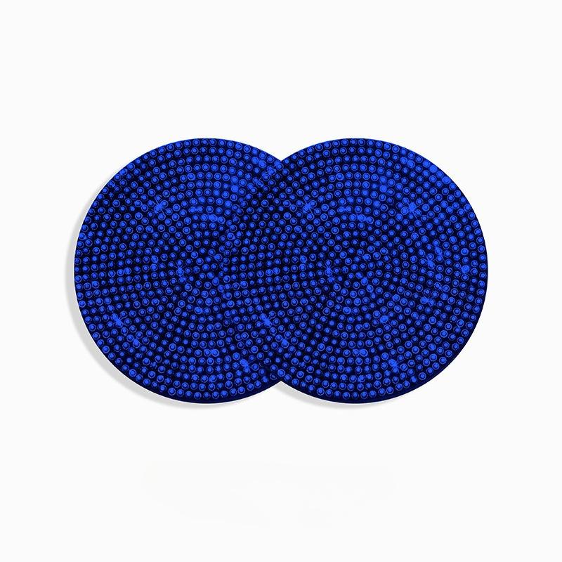 Diamond Car Coaster Water Cup Slot Non-Slip Mat Silica Gel Pad Cup Holder Mat Gadget Bling Waterproof Car Interior Accessories