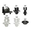 10Pcs Black Retainer Prod Rod Clamp Clip Holder Bonnet Hood Support Buckle Clip Automotive Replacement Parts
