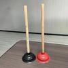 Yousheng Toilet Drainer Heavy Duty Rubber Force Cup Plunger с длинной деревянной ручкой Туалетный драгер для засоренных туалетов