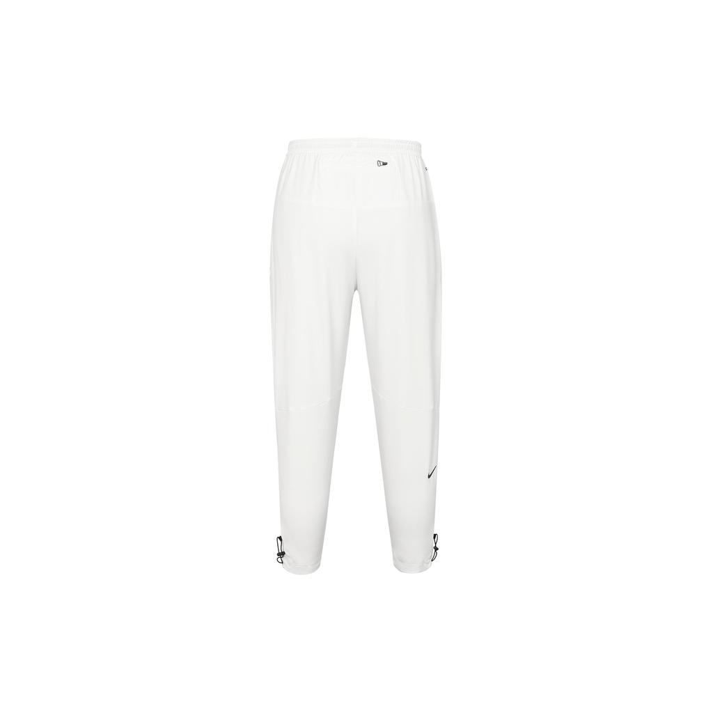 Nike Однотонные эластичные трикотажные спортивные брюки мужские низ белого цвета FB5504-121