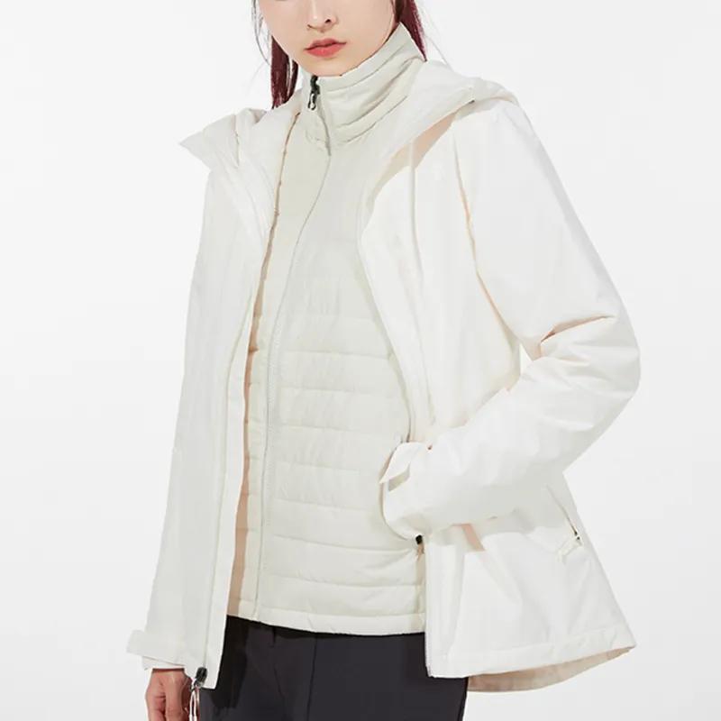 THE NORTH FACE Windbreaker Jackets Women's Ecru Hooded Moderate (Unisex) Windbreaker Jackets NF0A5B1X 151