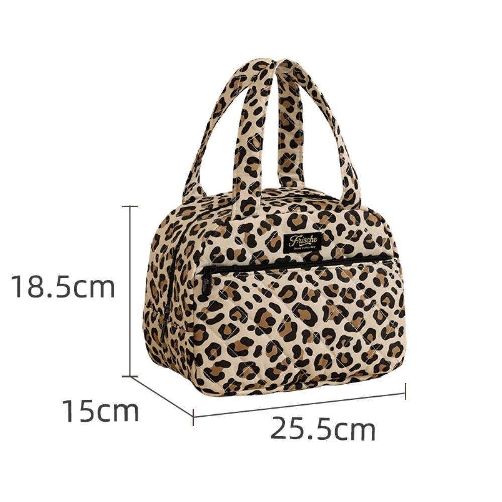 Durable Portable Handle Lunch Bag Thickened Large Capacity Insulated Lunch Tote Bag Reusable Multi-functional Insulated Handbag