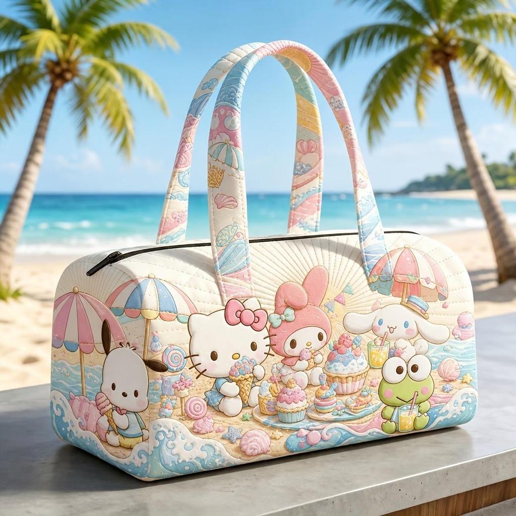 Многофункциональная дорожная сумка для фитнеса 3D Kuromi Hello Kitty