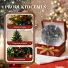 Christmas Clear Ball Ornaments Natures Birds Crystals Glass Set Hanging For Decor Set Xmas Tree Holiday Party Home Decoration Ea
